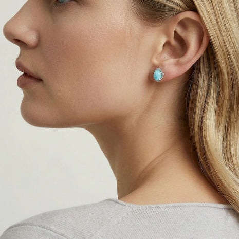 Larimar Ocean Studs