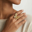 Golden Flutter Ring