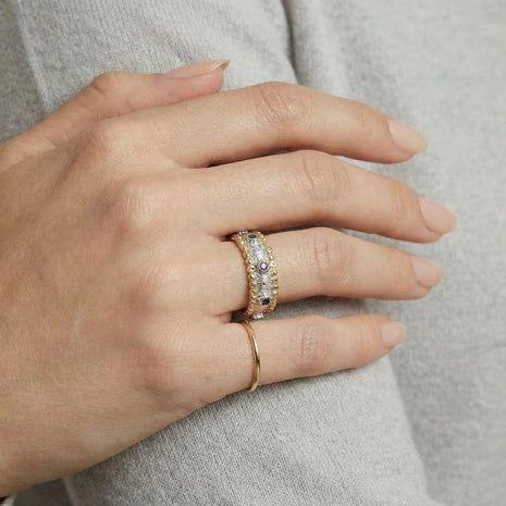 Royal Blue & Gold Band