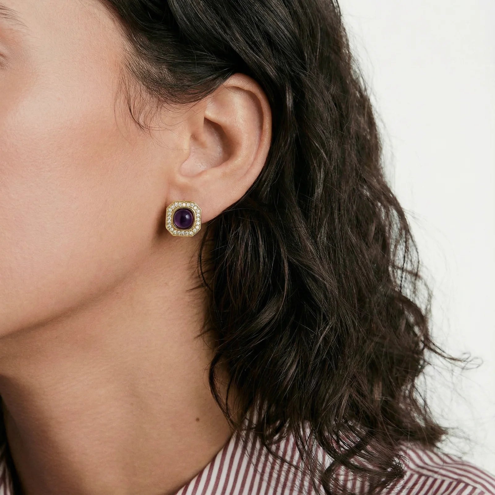 Empress Octagon Studs