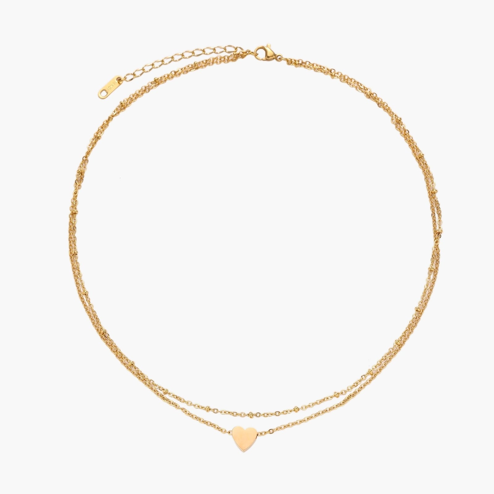 Layered Heart Necklace