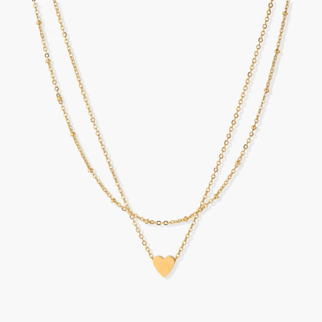 Layered Heart Necklace