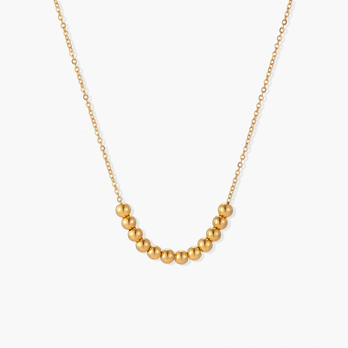 Golden Sphere Necklace
