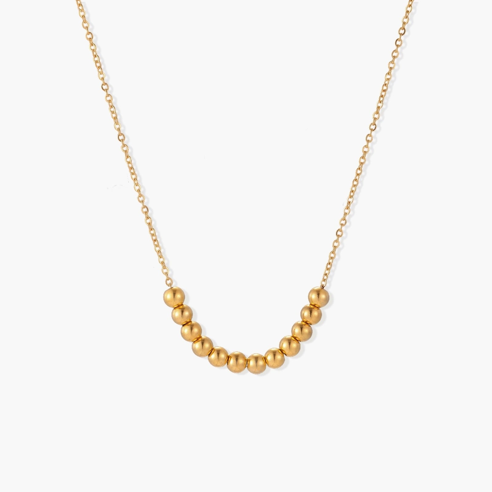 Golden Sphere Necklace