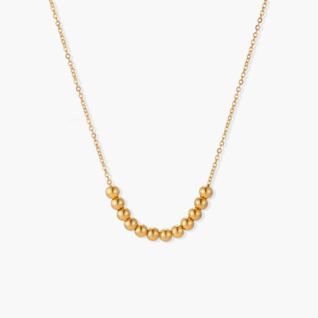 Golden Sphere Necklace
