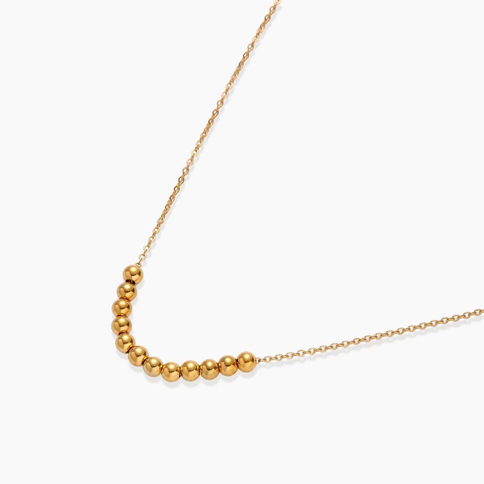 Golden Sphere Necklace