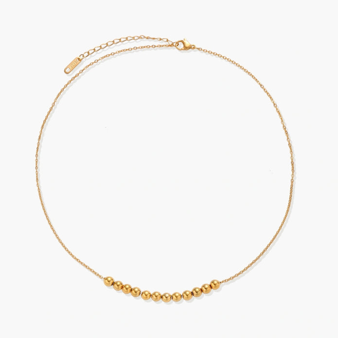 Golden Sphere Necklace