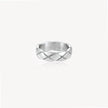 Quilted Steel Ring