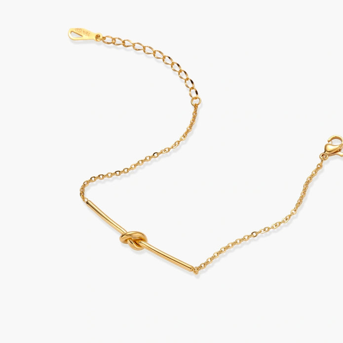 Twisted Knot Bar Bracelet