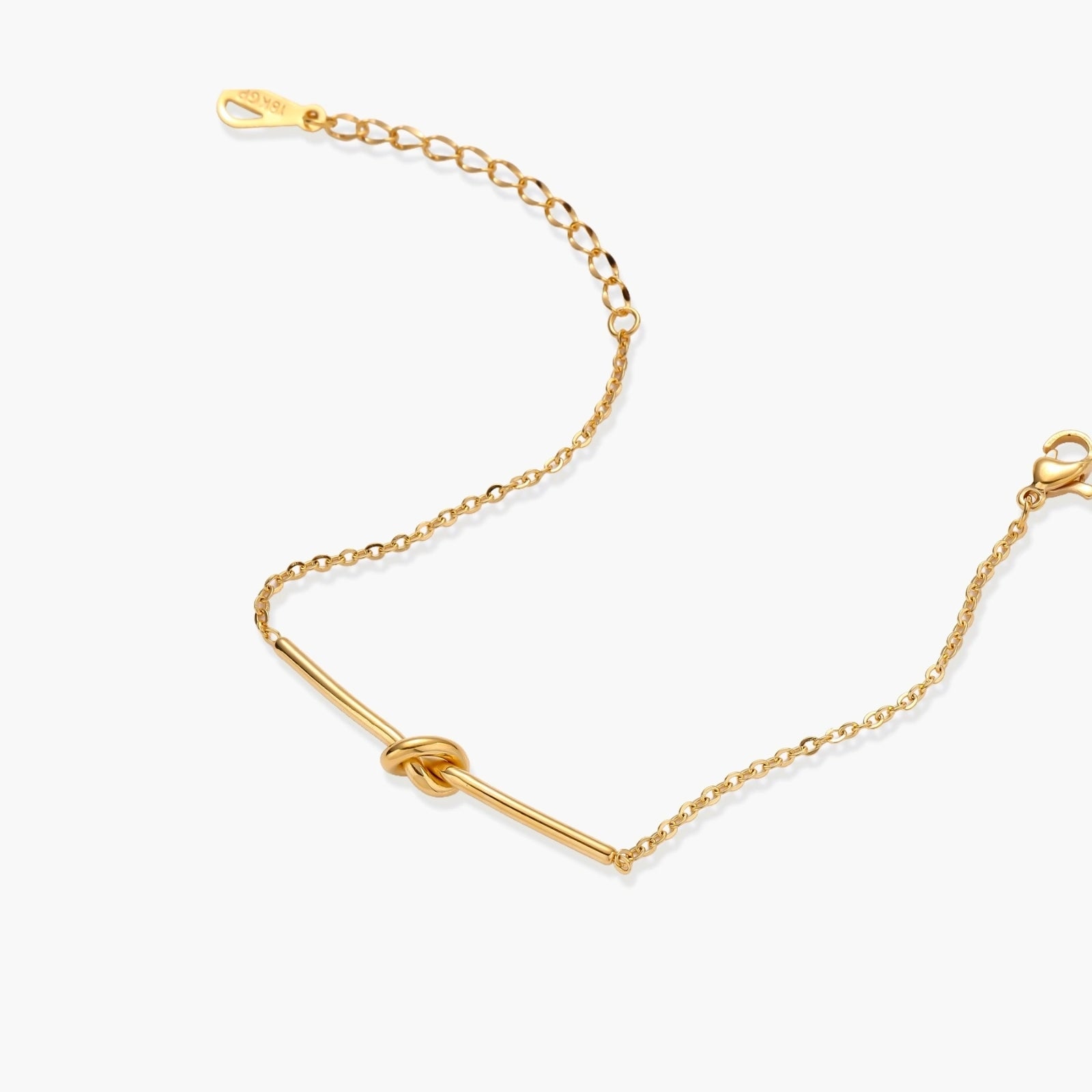Twisted Knot Bar Bracelet
