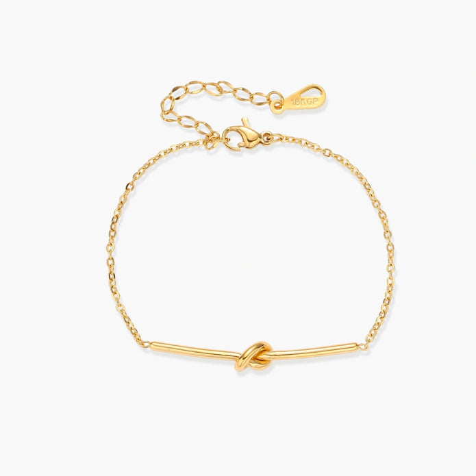 Twisted Knot Bar Bracelet