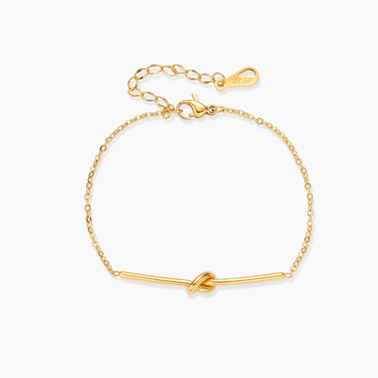 Twisted Knot Bar Bracelet