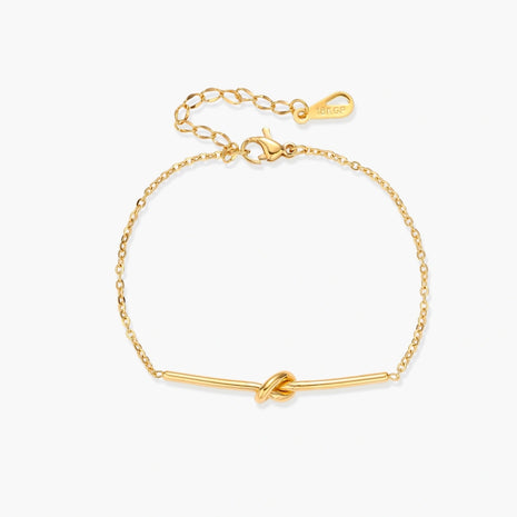 Twisted Knot Bar Bracelet