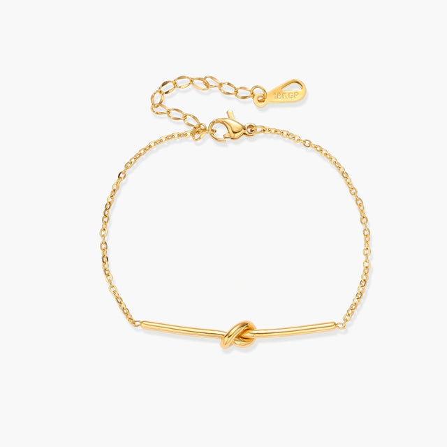 Twisted Knot Bar Bracelet