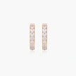 Crystal Pearl Hoops