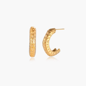 Dimpled Glow Hoops