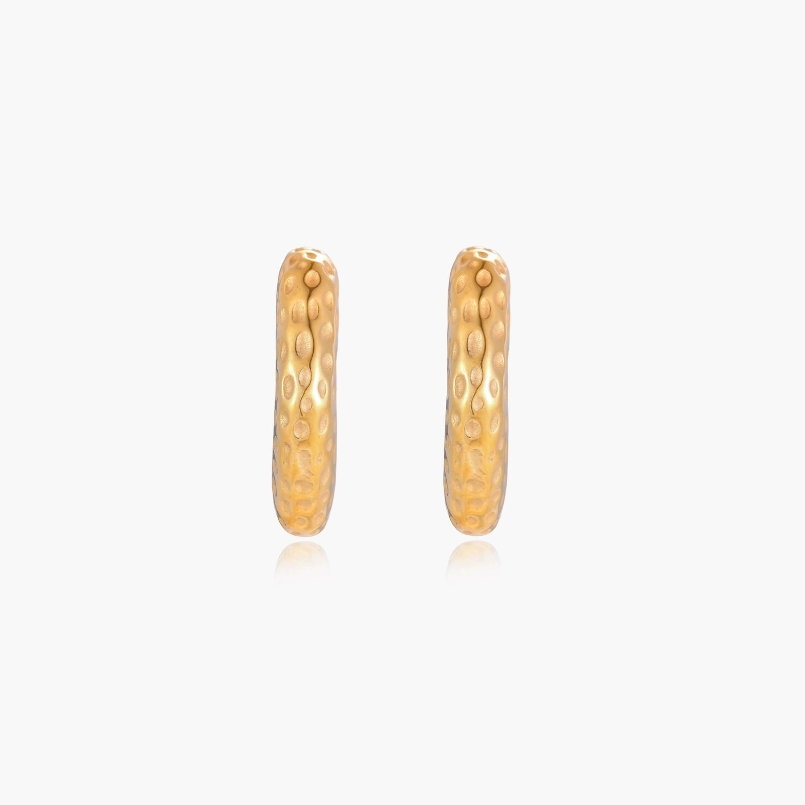 Dimpled Glow Hoops