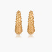 Textured Crescent Hoops