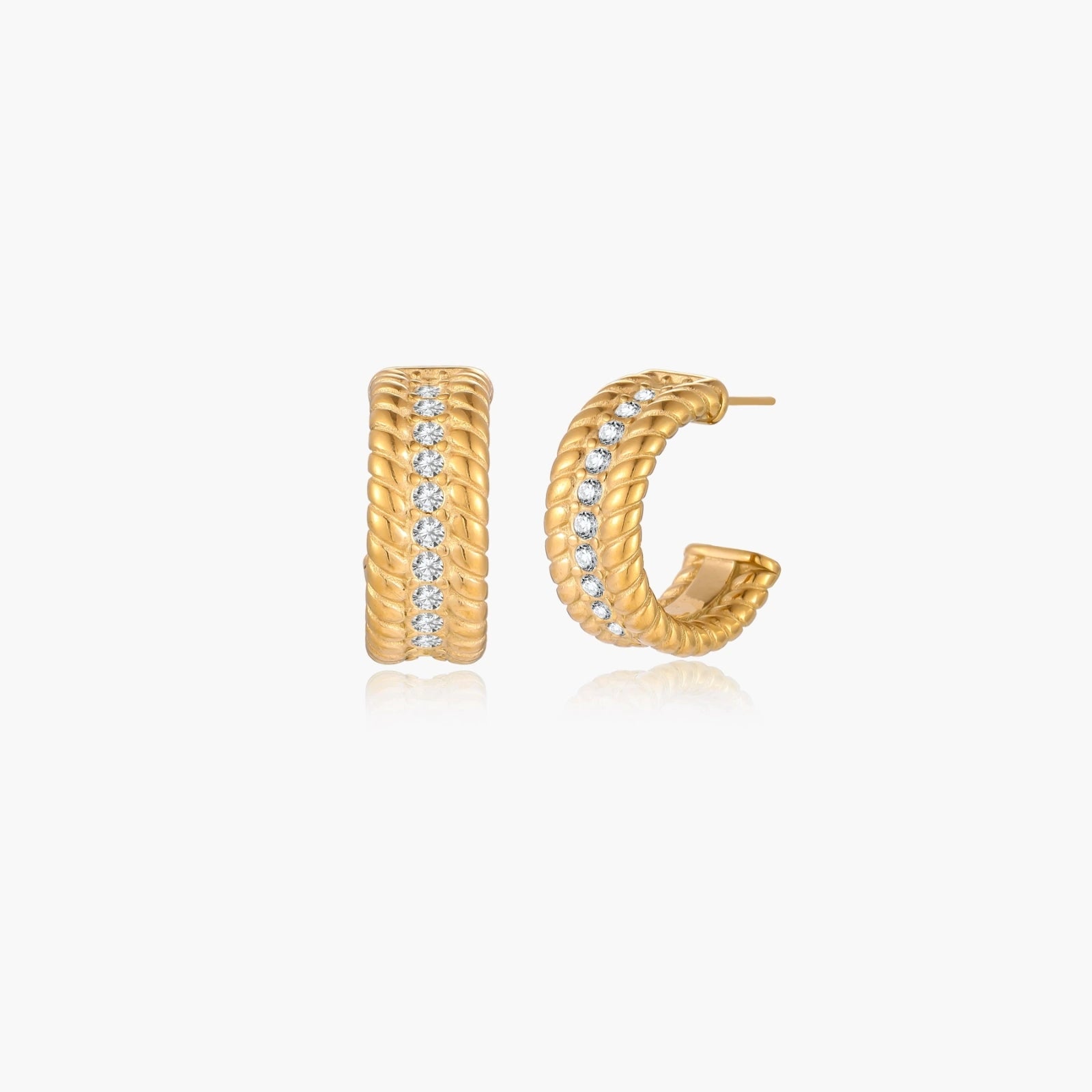 Twisted Confidence Hoops