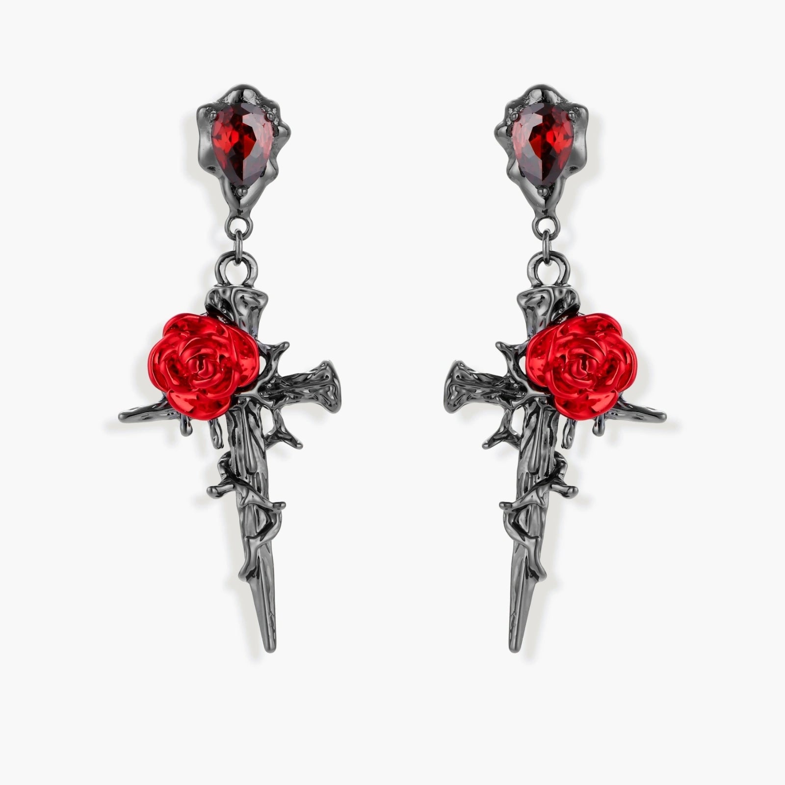 Thorn Rose Dagger Earrings