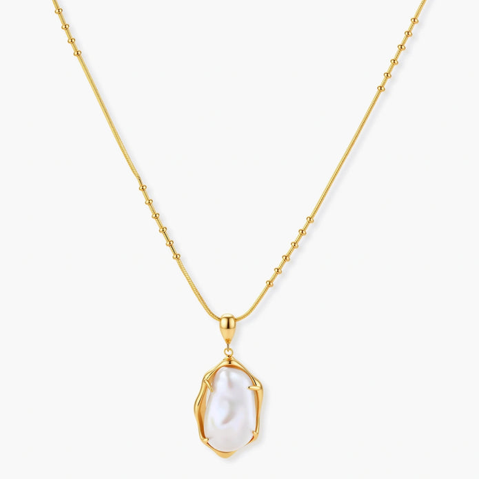 Baroque Pearl Pendant Necklace