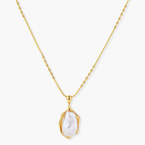 Baroque Pearl Pendant Necklace