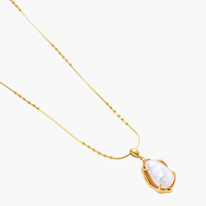 Baroque Pearl Pendant Necklace