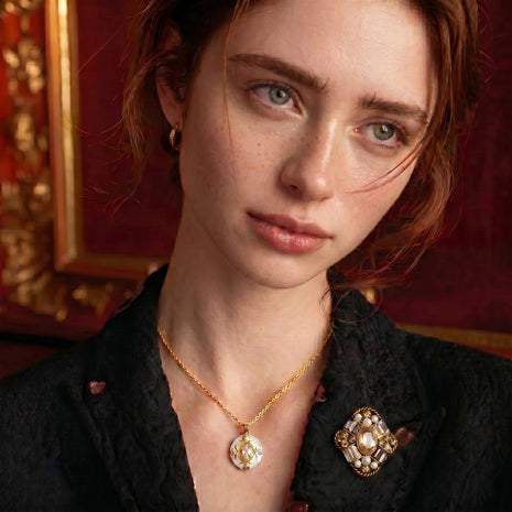 Baroque Crown Brooch