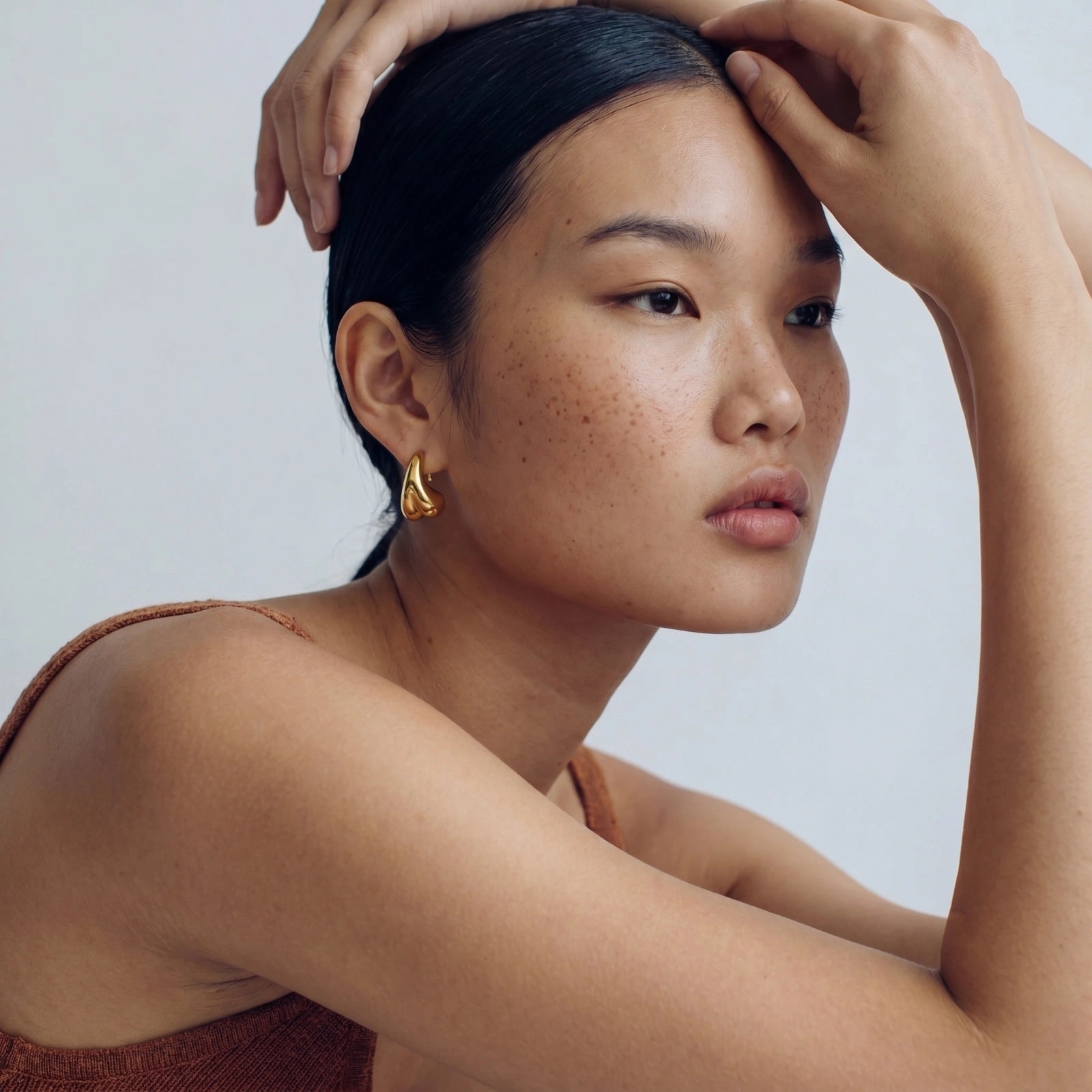 Sculpted Drop Earrings